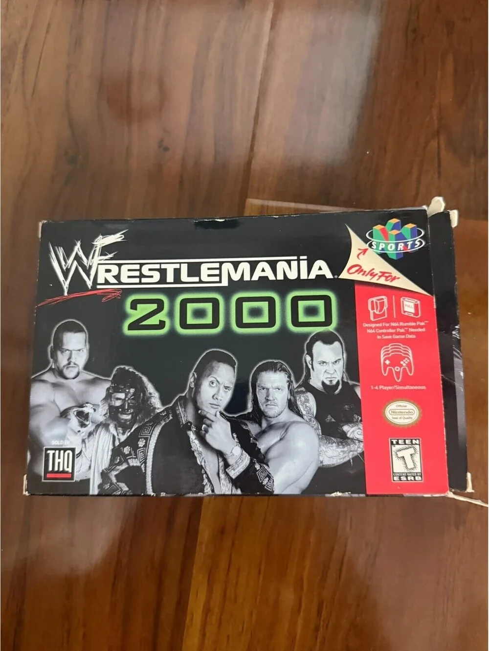 WWF WrestleMania 2000 (Nintendo 64, 1999) Complete In Box CIB
